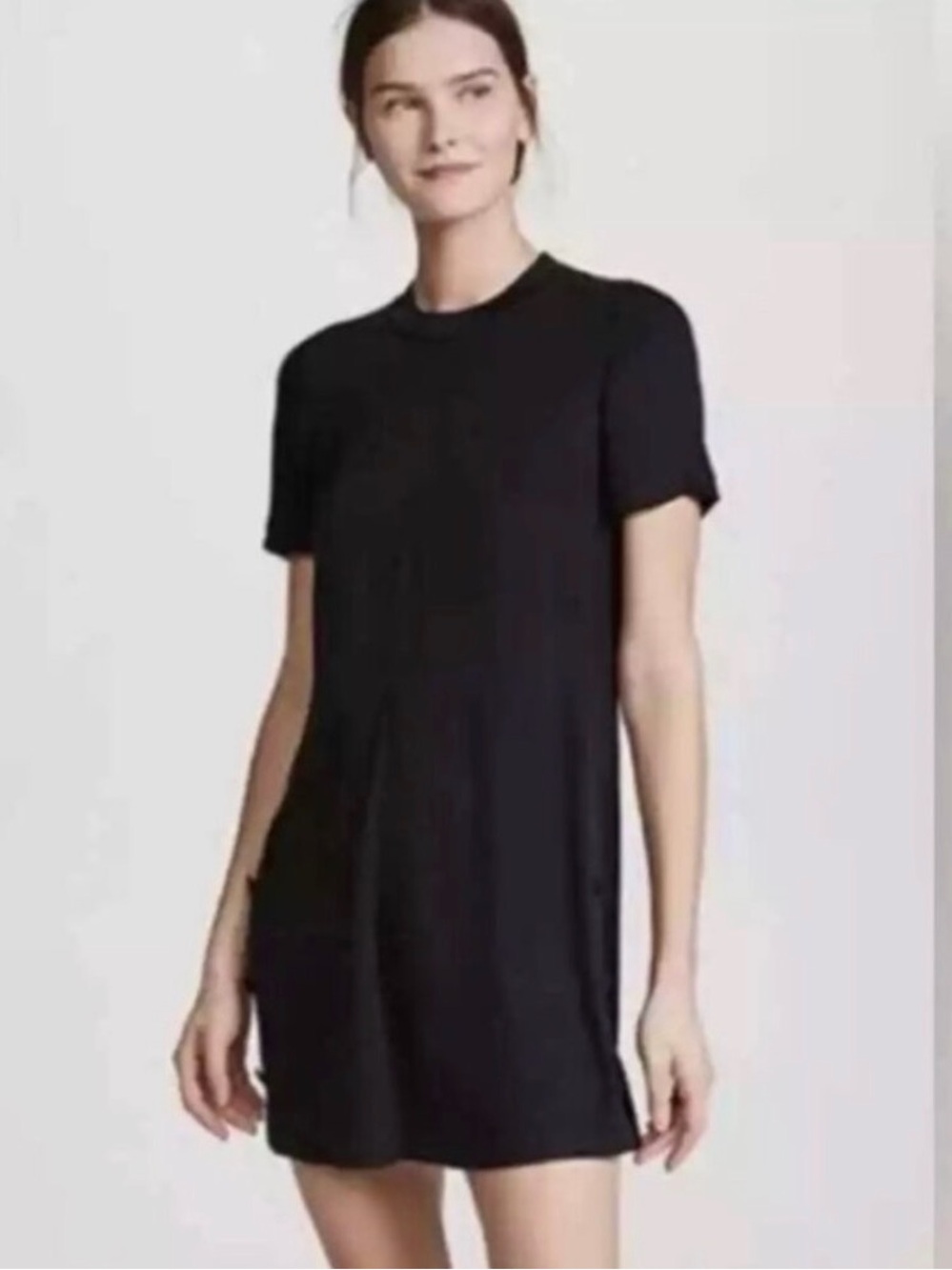 NWT Rag & Bone Aiden T Shirt Dress Black Sz M